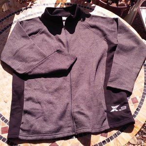 Skyline Wears X-2 Fleece Jacket Pockets Unisex Men's XXL Cotton/Poly Grey Black